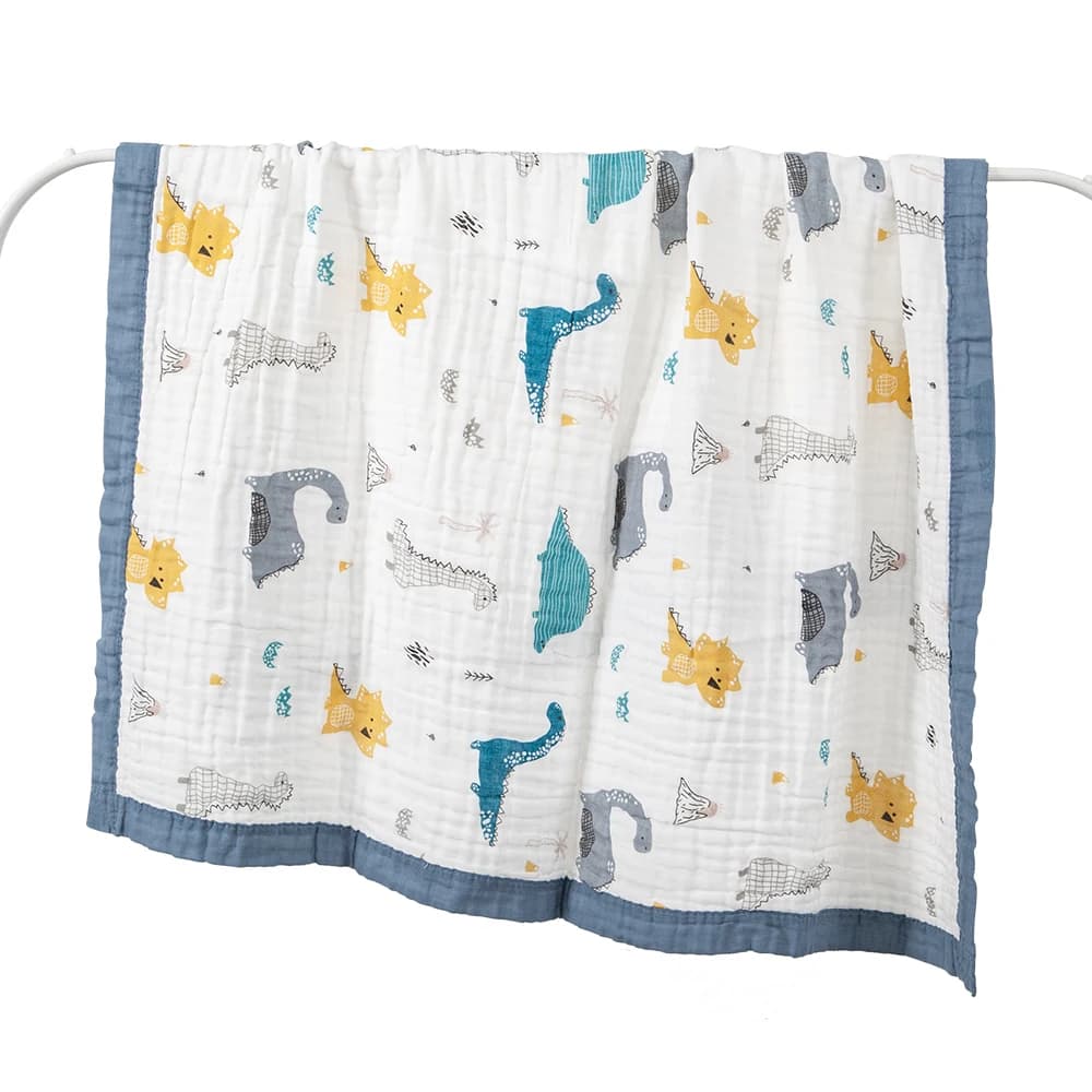 Couvertures pour bébé 6 couches 100% gaze de coton, enveloppe respirante pour bébé, douce et absorba