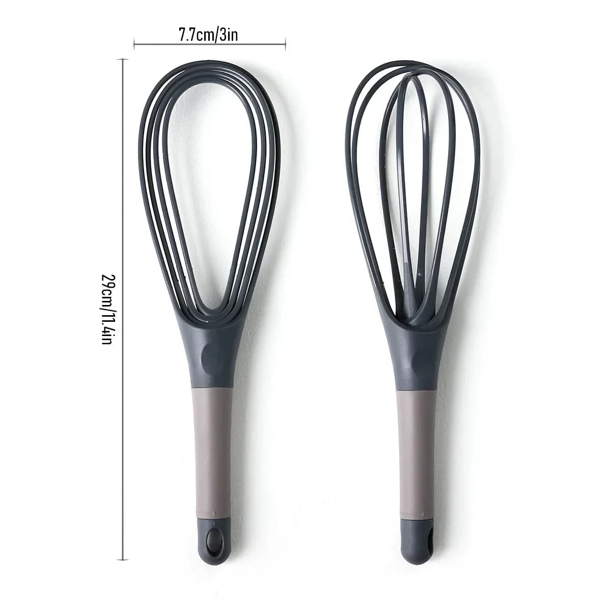 Mélangeur d'œufs pliable, 1 pièce, outils de cuisson, fouet à mousse, mélangeur de crème manuel, acc