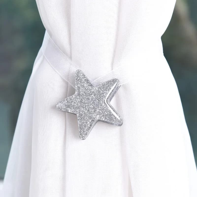Magnétique nouveau pentagramme rideau cravate corde arrimage Accessoires dos retenues boucle Clips s