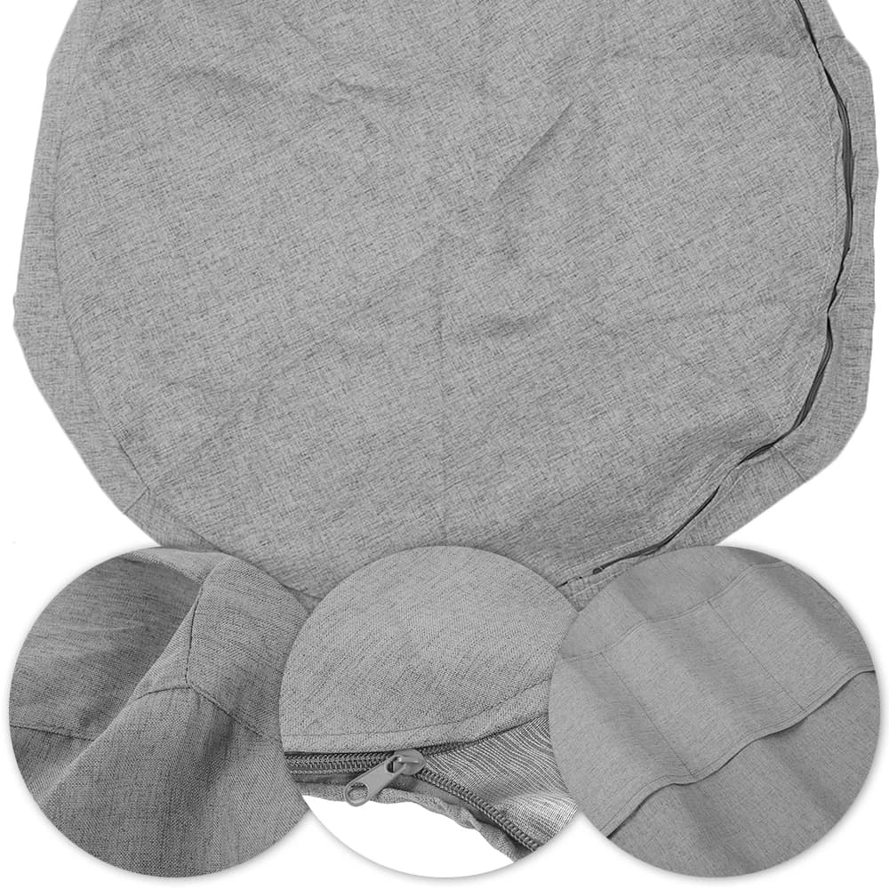 Housse de canapé paresseuse, douce et confortable, décorative, respirante, avec 3 poches latérales, 