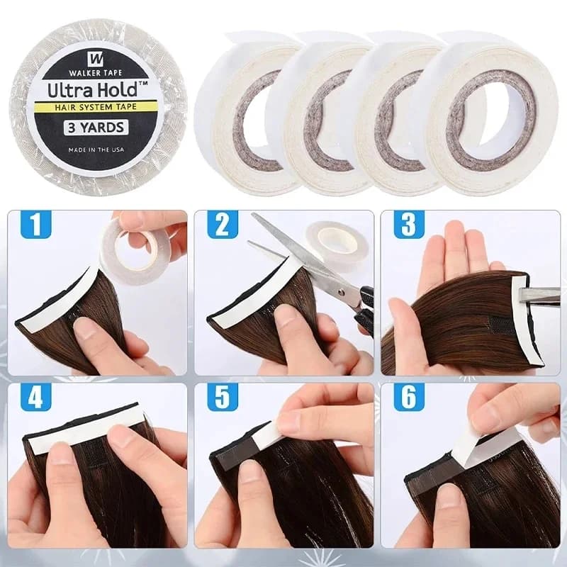 VADES dentelle perruque bande colle pour Extensions de cheveux Ultra tenir ruban adhésif colle pour 