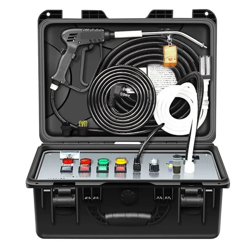 Nettoyeur à vapeur électrique domestique 220V, nettoyeur à vapeur multi-fates, haute température et 