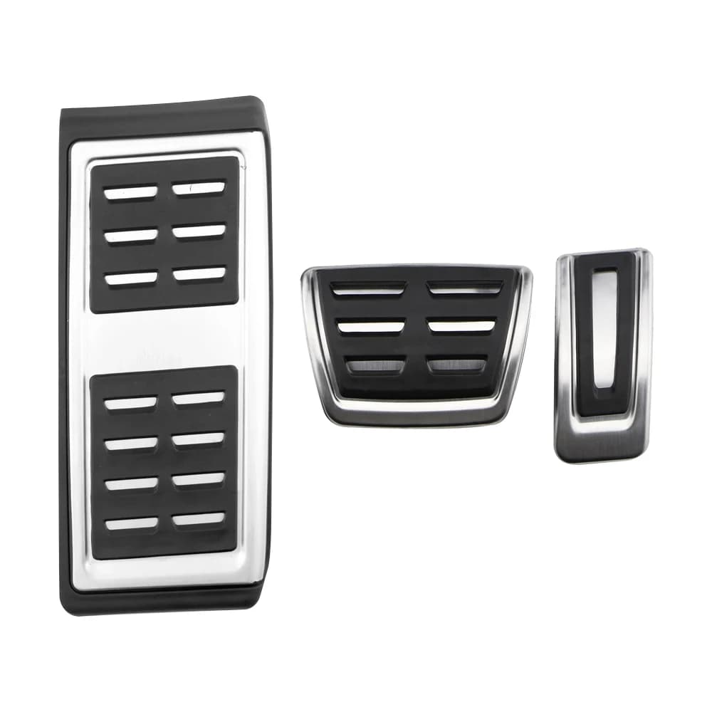 Pédales de Voiture LHD en Acier Inoxydable pour Volkswagen VW Polo 2017-2022, Couvercle de Protectio