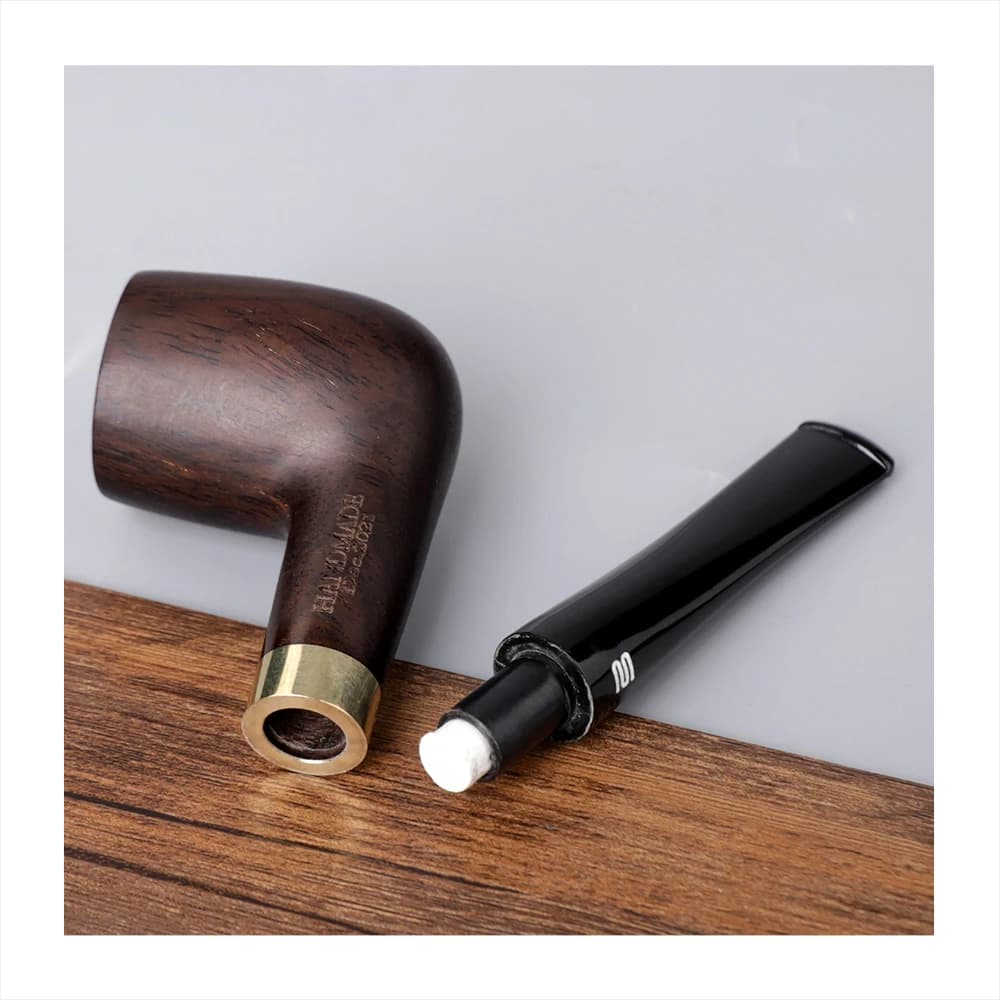 JIBILL – tuyau de billard classique à poignée droite, ensemble de tuyaux à tabac en bois de santal, 