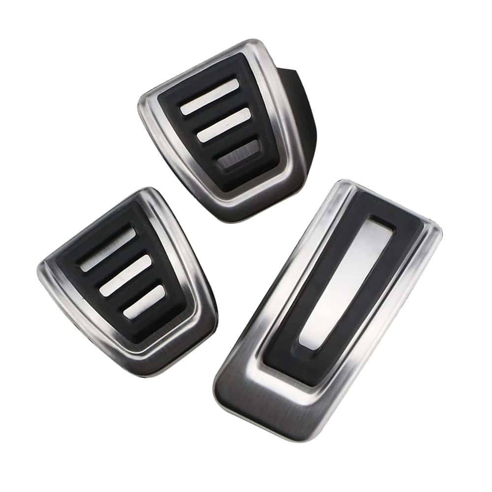 Pédales de Voiture LHD en Acier Inoxydable pour Volkswagen VW Polo 2017-2022, Couvercle de Protectio
