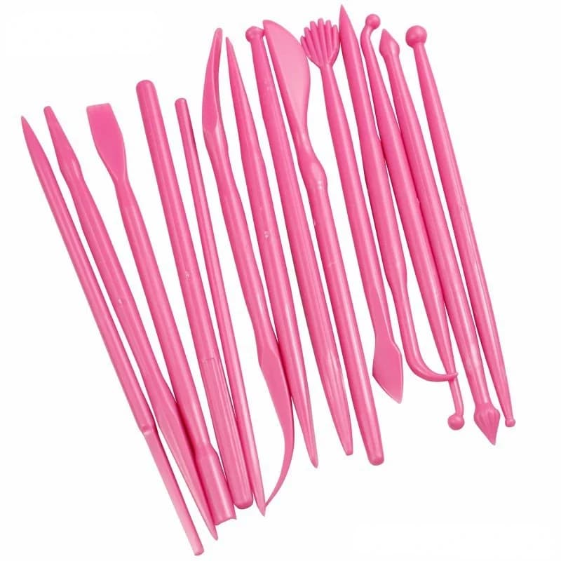 14 pièces/ensemble plastique argile Sculpture ensemble cire Sculpture poterie outils Sculpture Sculp