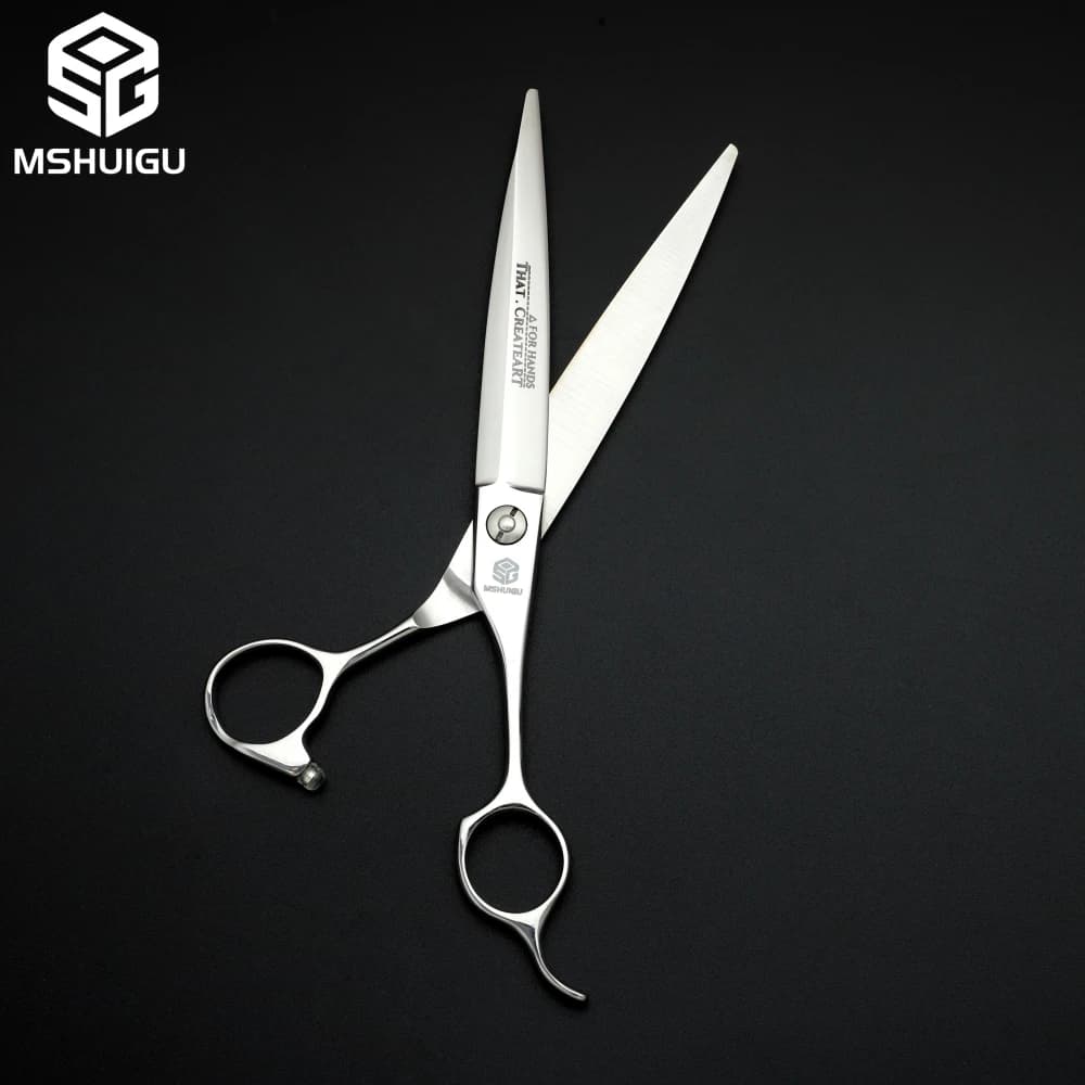 MSHUIGU ciseaux de coiffeur professionnels cisailles complètes multifonctions adaptées aux cheveux l