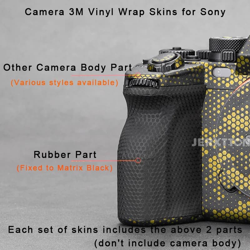A6400 A6300 Caméra Autocollant Manteau 3M Vinyle Wraps Film De Protection Corps Protecteur Peau Pour