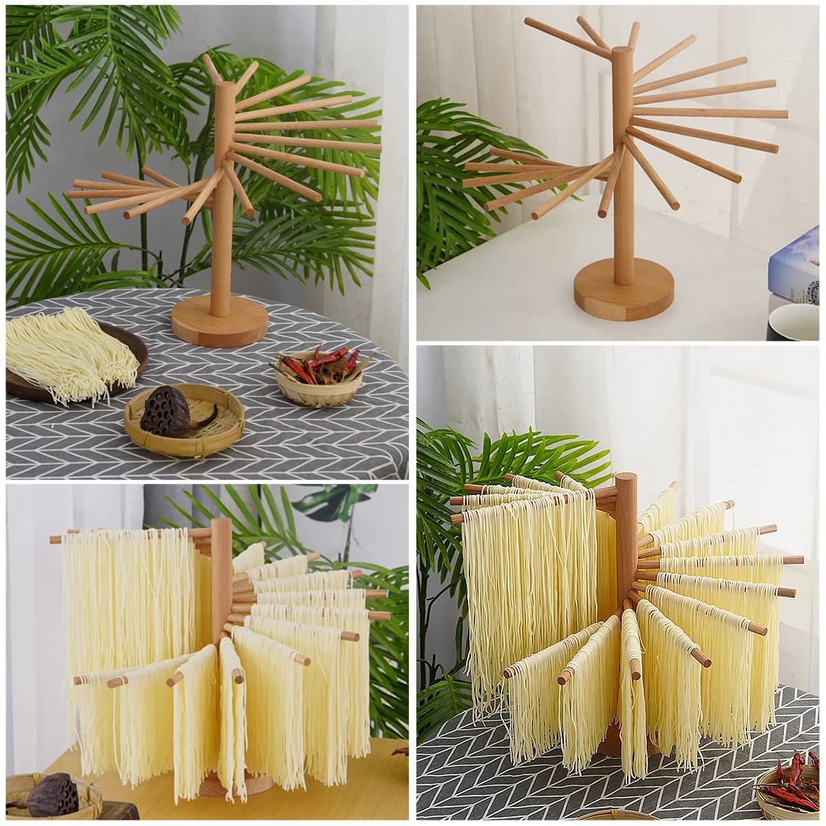 Support de séchage de pâtes pliable, support de séchage de Spaghetti, support de séchage de nouilles