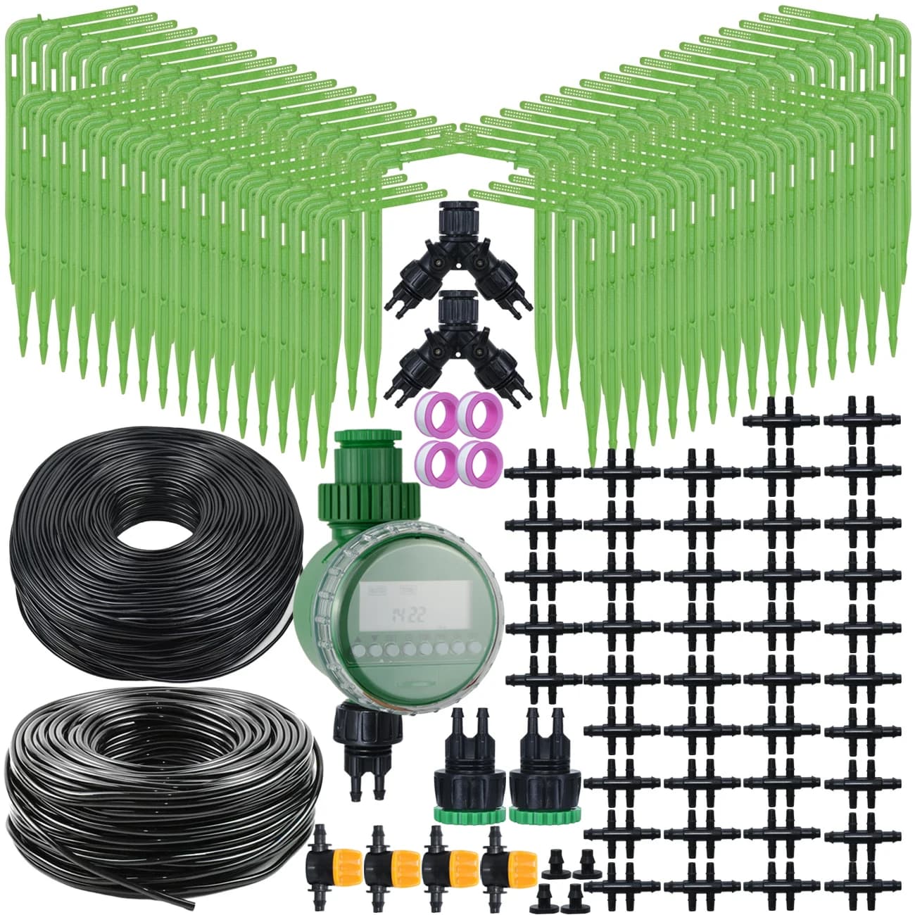 KESLA jardin 4/7mm à 3/5mm tuyau arrosage automatique système d'irrigation goutte à goutte Kit coude
