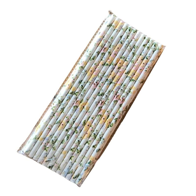 Tête de souris, pailles en papier, pailles d'animaux, impression de patte de fête pour filles et gar