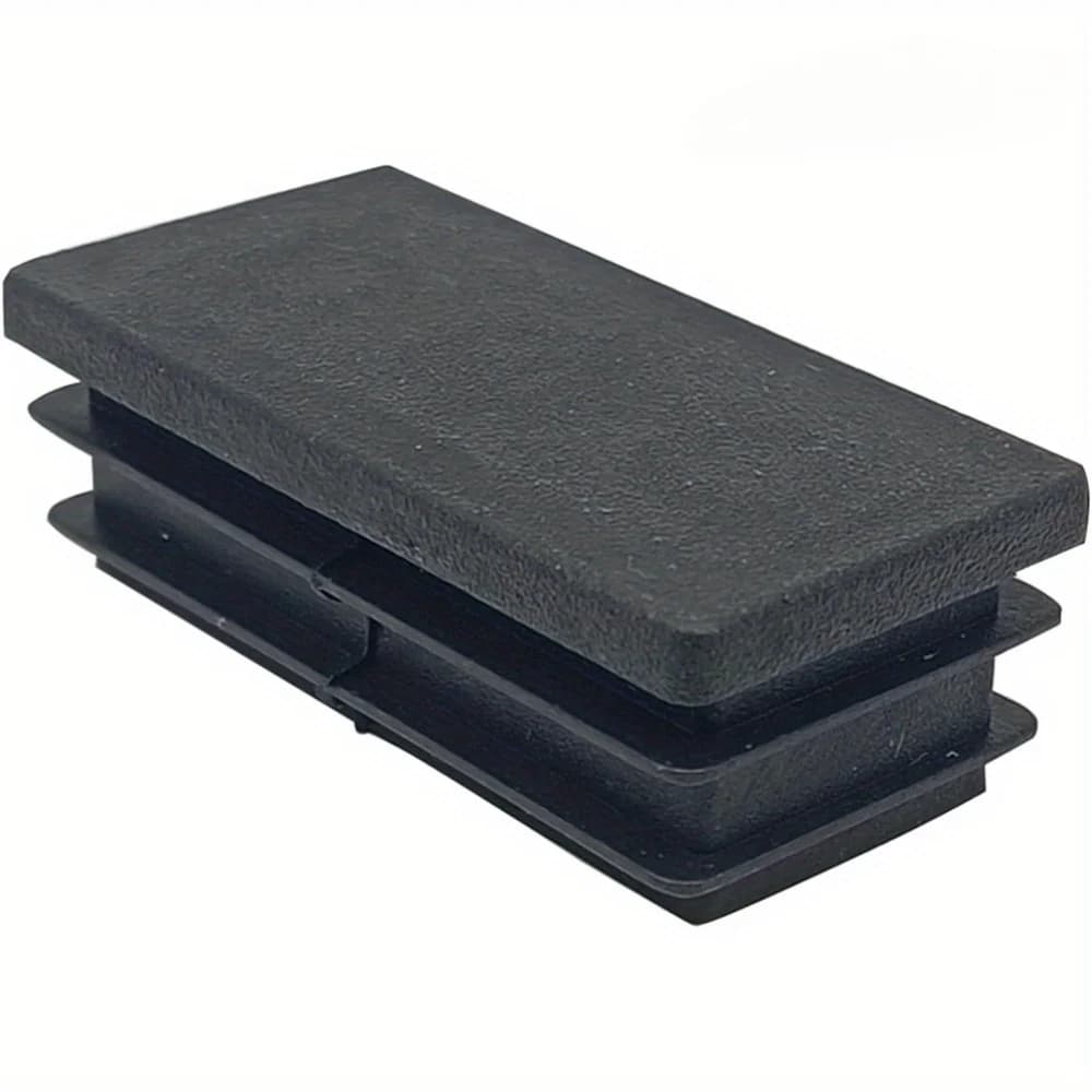 Bouchons de trou rectangulaires en plastique, 10 pièces, inserts de bouchons et bouchons de tuyaux, 