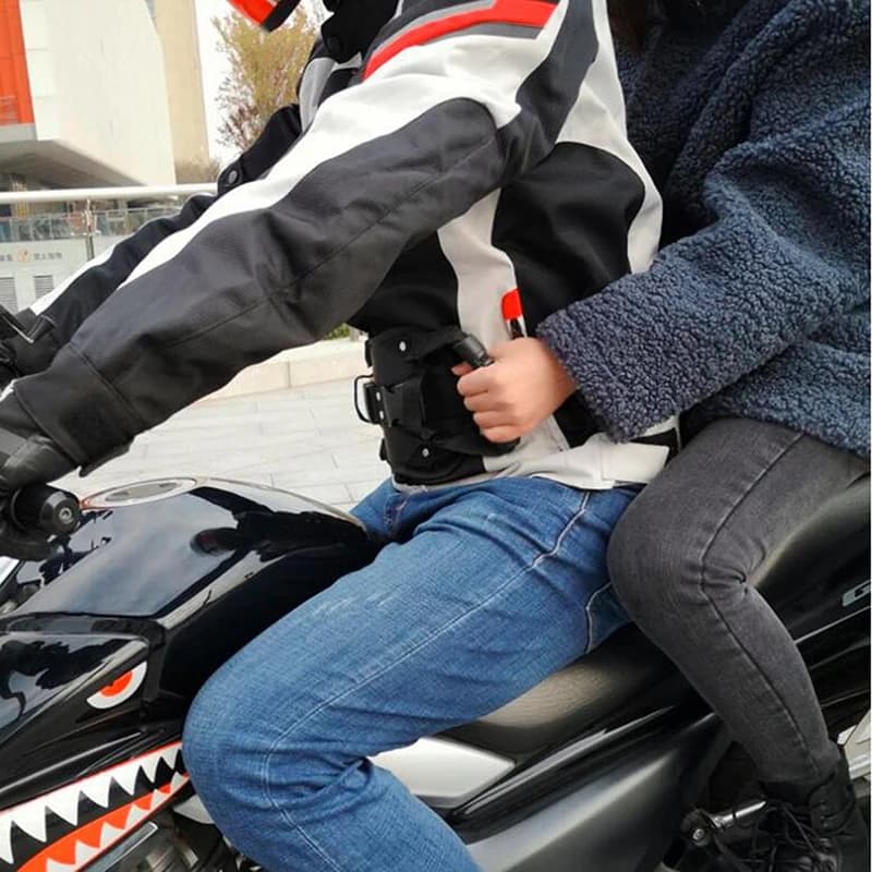 Ceinture de sécurité pour moto et Scooters, poignée de passager pour siège arrière, sangle antidérap
