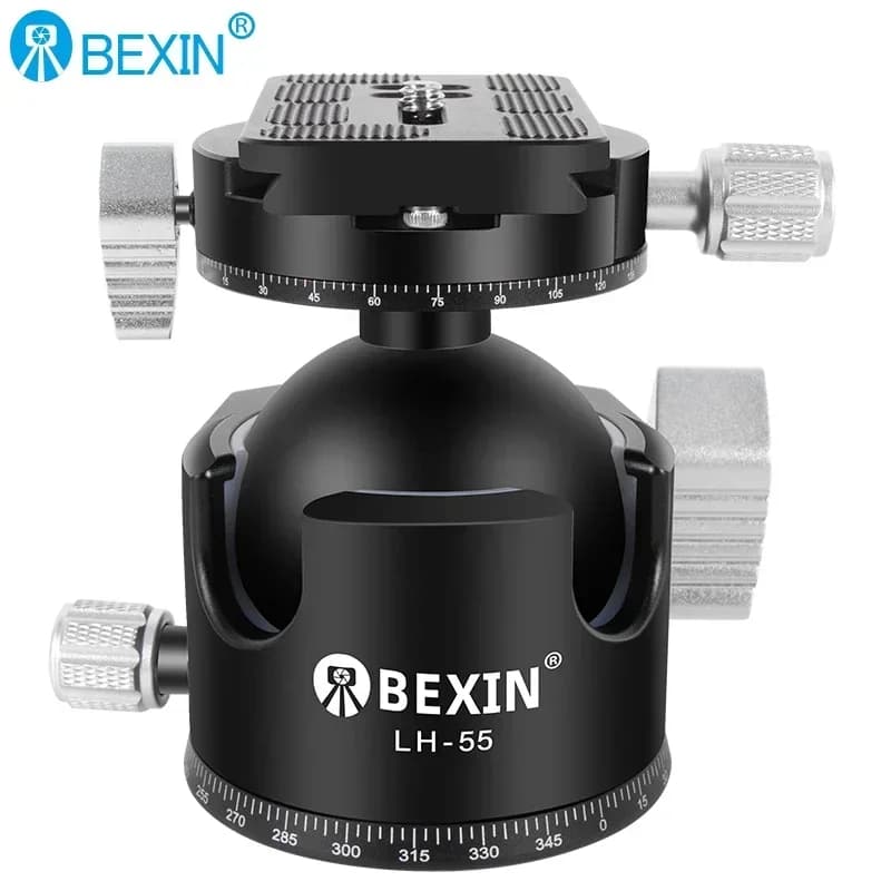 Centre de gravité bas 55mm ~ 28mm trépied rotule Double encoche en U profil Ultra-bas réglage d'amor