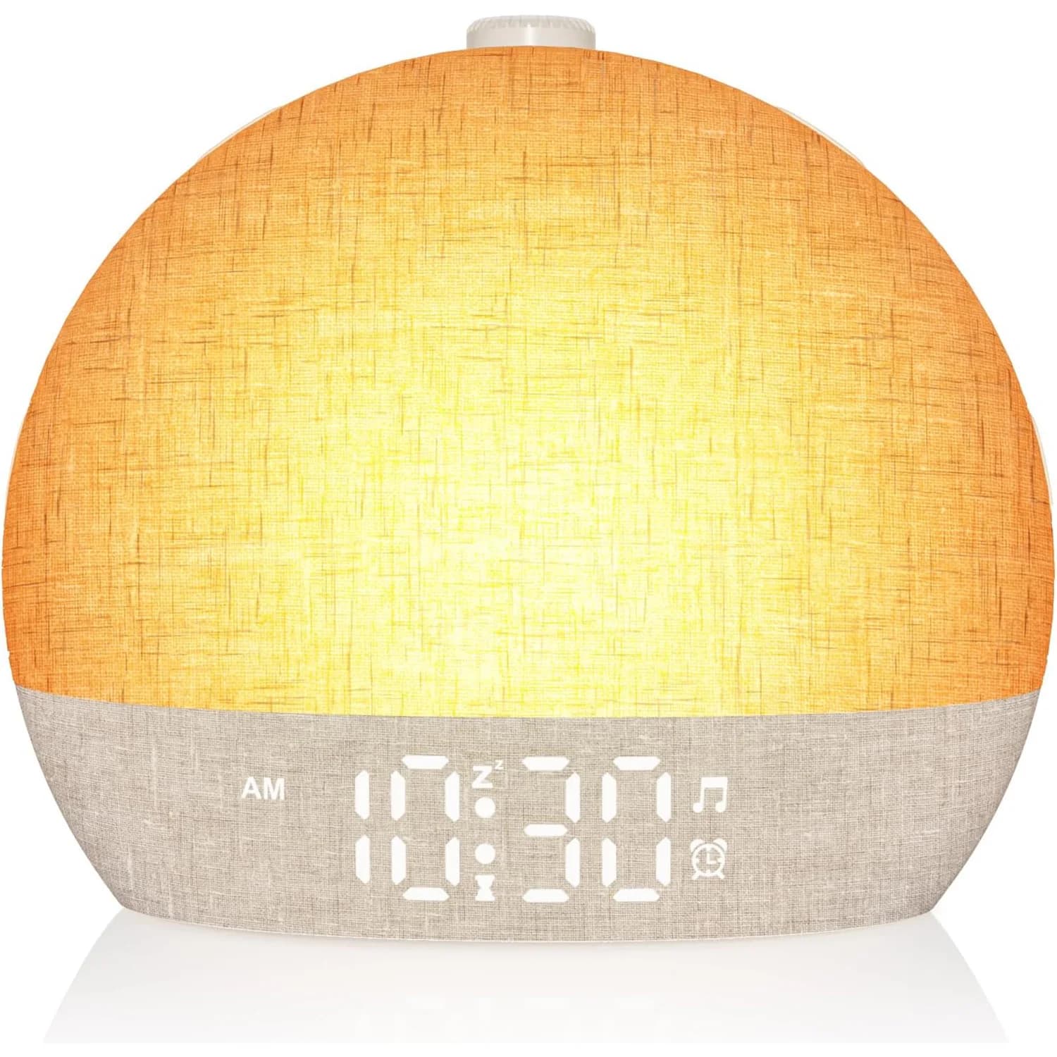 Wake Up Light Sunrise réveil minuterie 30 bruit blanc Machine sonore Dimmable RGB veilleuses aide au