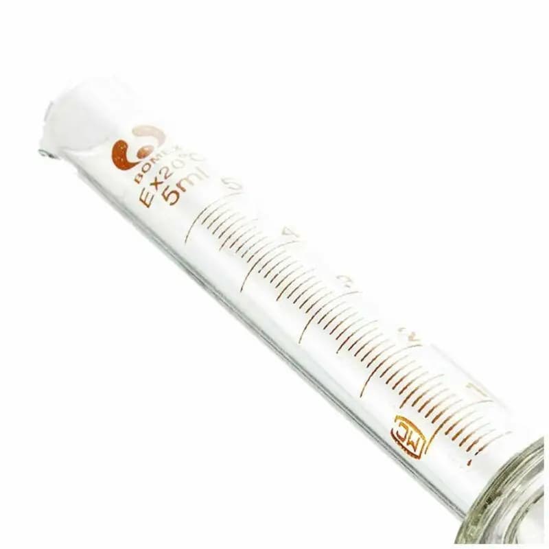 Nouvel ensemble professionnel de cylindres gradués en verre épais, 5ml, 10ml, 25ml, 50ml, 100ml, kit