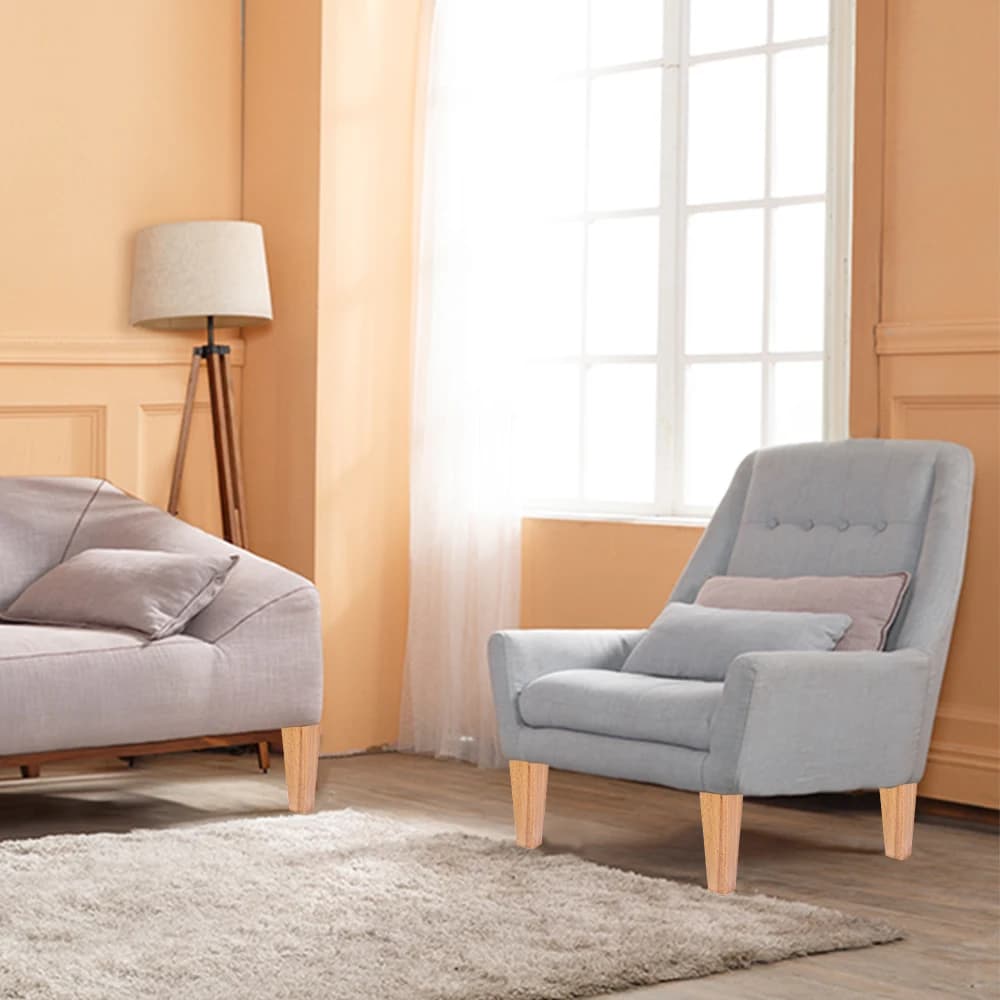 Pieds de meubles en bois massif, pieds de canapé, lit, armoire, table, chaise, pieds carrés, accesso