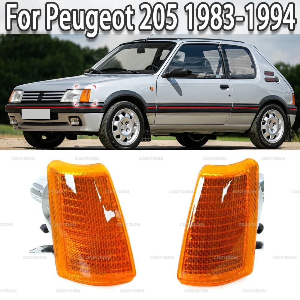 Feu d'angle latéral avant de voiture, clignotant, marqueur latéral, feux de stationnement pour Peuge