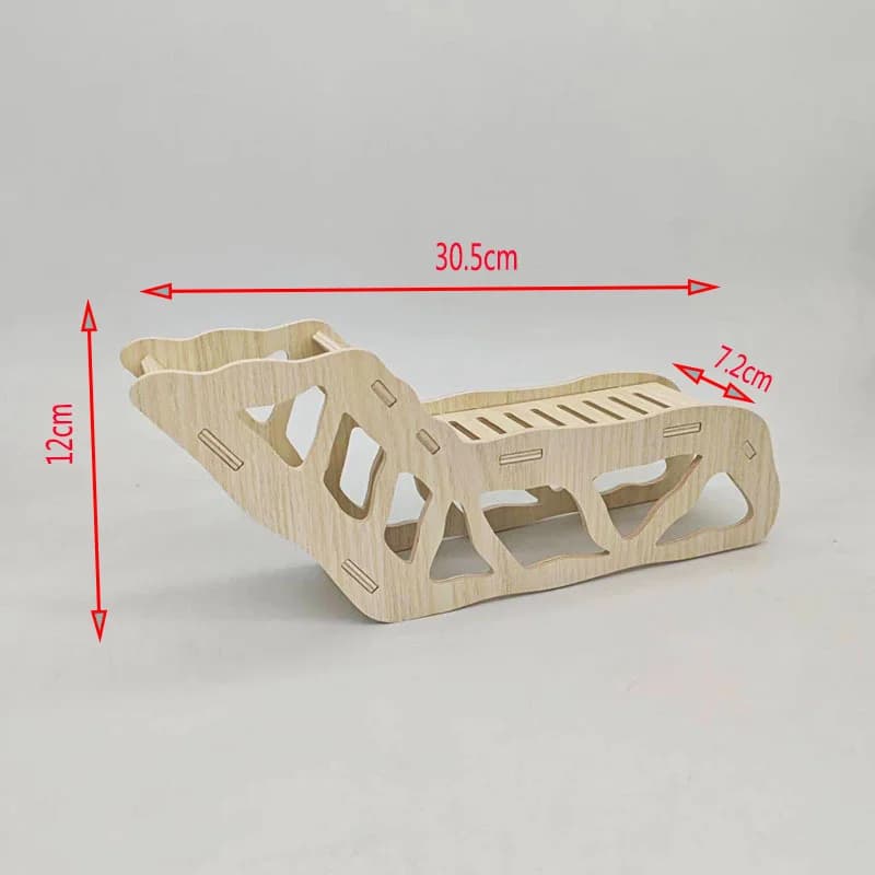 Maison de paysage en bois pour Hamster, équipement multifonctionnel pour éviter les obstacles, grott