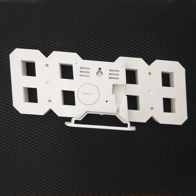 Horloge murale numérique 3D LED, mode Shoous, multifonctionnelle, créative, prise USB, électronique,
