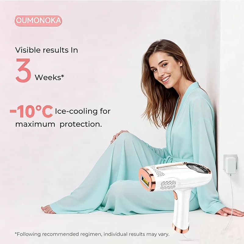 Épilateur laser électrique indolore pour femme, 999999 flashs, IPL, usage domestique, pour épilation