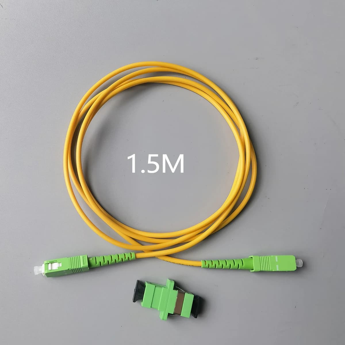 Câbles à fibres optiques en gros 1,5M-40M SC/APC-SC/APC Intérieur FTTH Connecteurs à fibres optiques