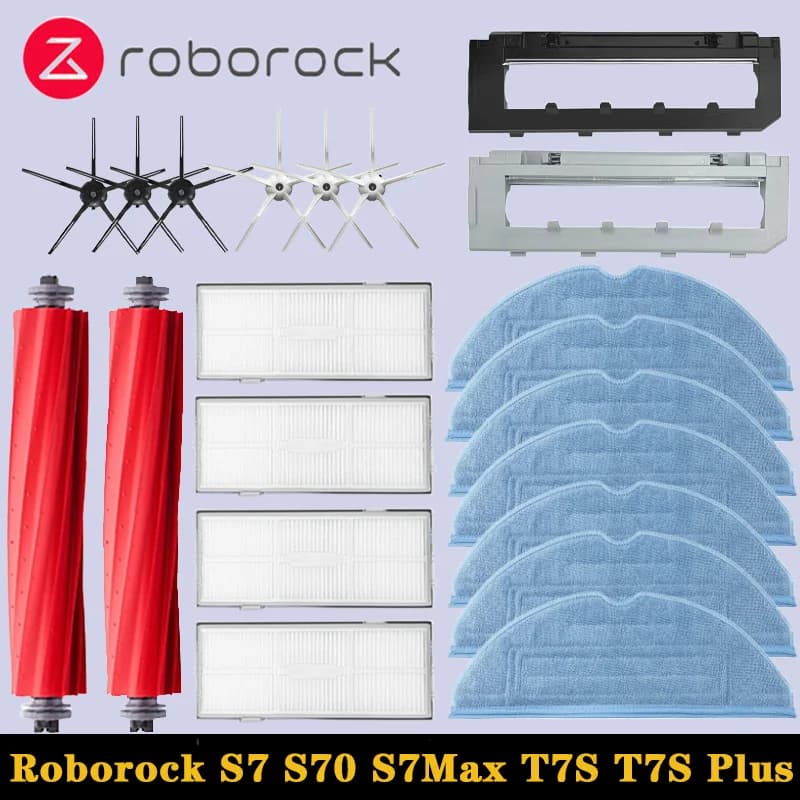 Roborock – accessoires pour aspirateur Robot S7 S70 S7Max T7S T7S Plus, couvercle de brosse principa