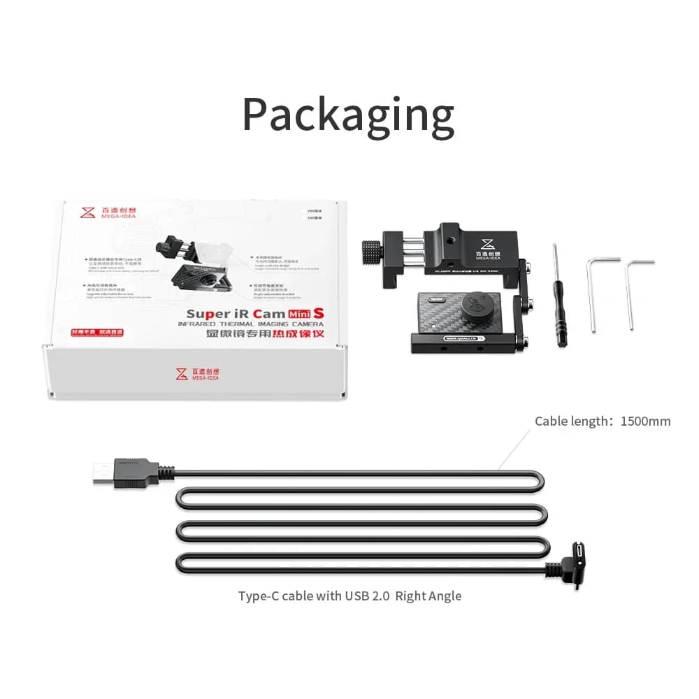 QIANLI MEGA-IDEA Super IR Cam Mini S caméra d'imagerie thermique PCB court-Circuit diagnostic rapide