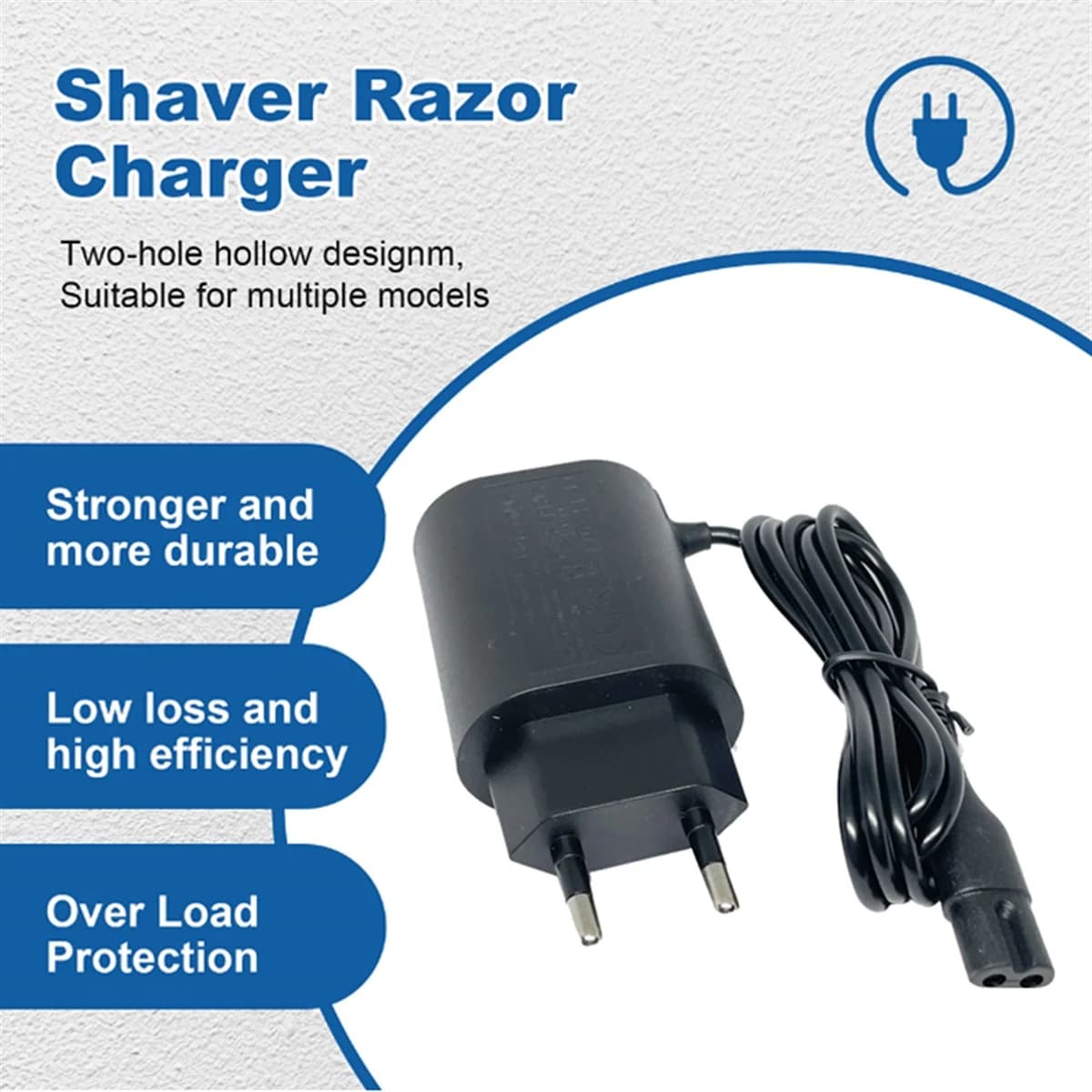 Chargeur de rasage de rechange pour Braun, 12V, 0,4 A, série S3, S5, S7, S8, S9, adaptateur de rasoi