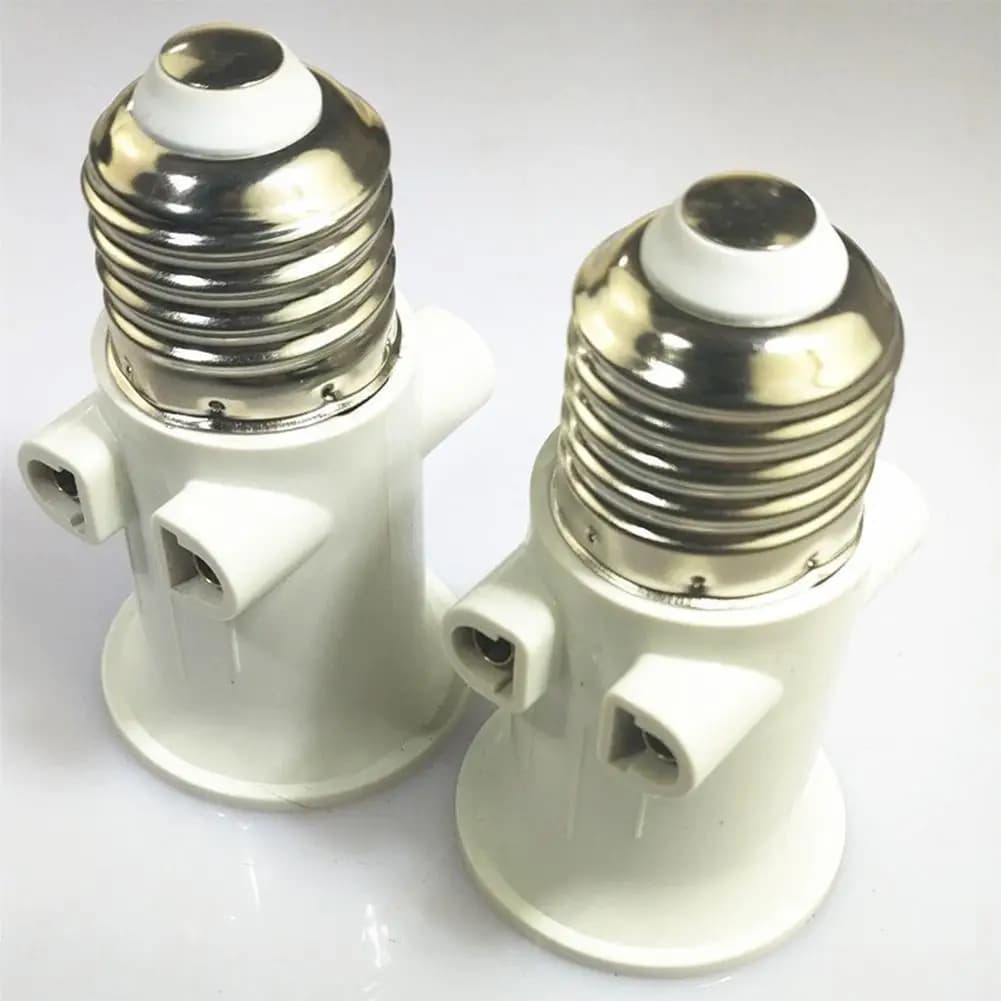 Connecteur de prise ue ignifuge européen 100-240V 4A, adaptateur d'ampoule E27, support de lampe, pr