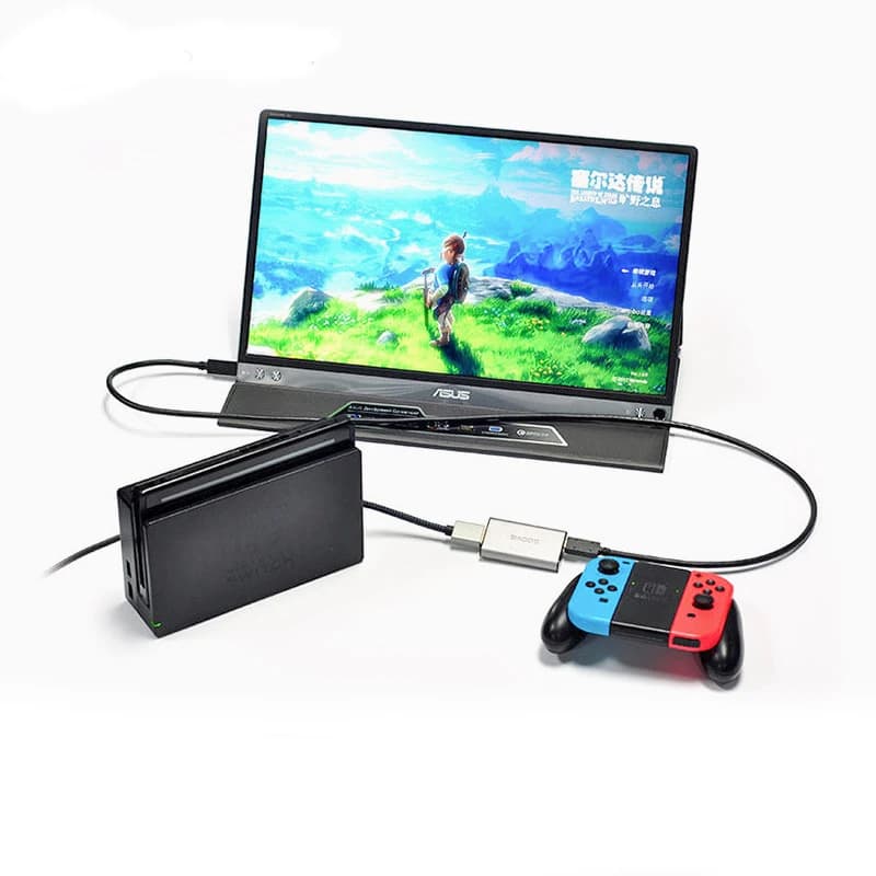GOOVIS Adaptateur HDMI vers Type-C HC2.0 USB-C Rotor d'affichage portable pour lunettes VR Commutate
