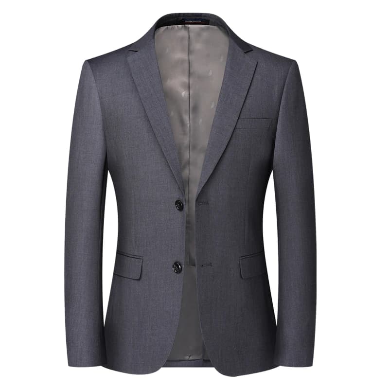 Blazer nouveaux hommes mode affaires couleur unie Style britannique travail professionnel marié robe