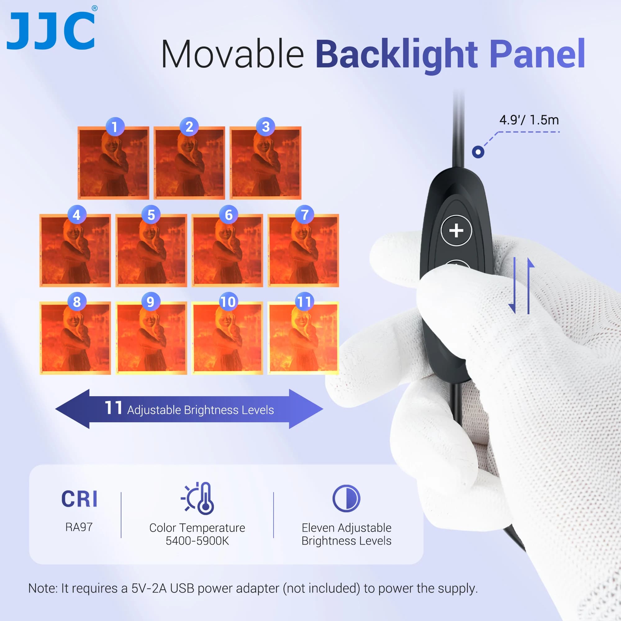 JJC-Scanner de négatifs de film pour téléphone portable, ensemble d'adaptateurs de numérisation de f