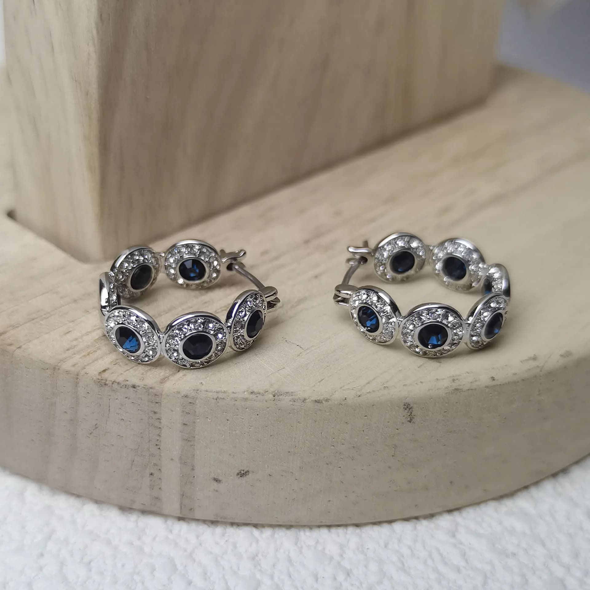 Ensemble de bijoux ronds en cristal, goutte d'eau, haute, à la mode, éblouissant, Bracelet, boucle d