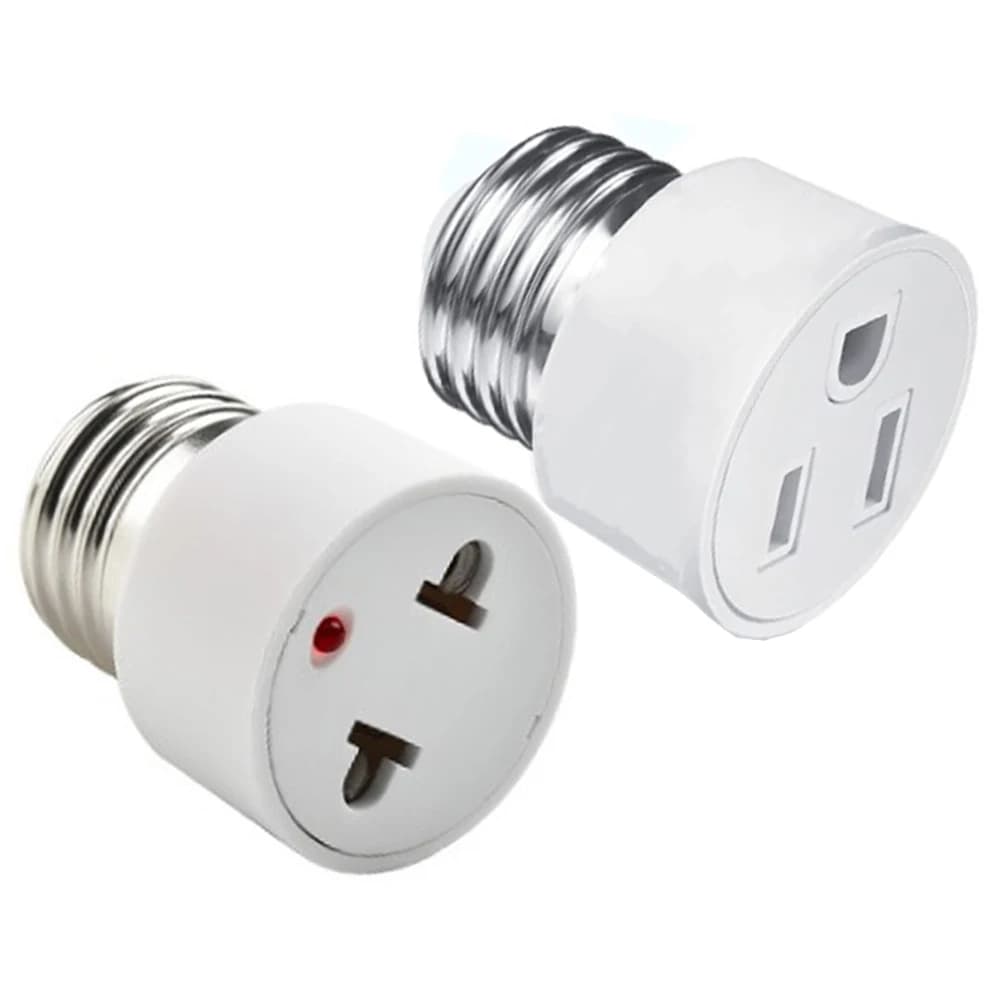 1 pièces E27 à EU US convertisseur lampe douille vis LED ampoule éclairage E27 européen amérique pri