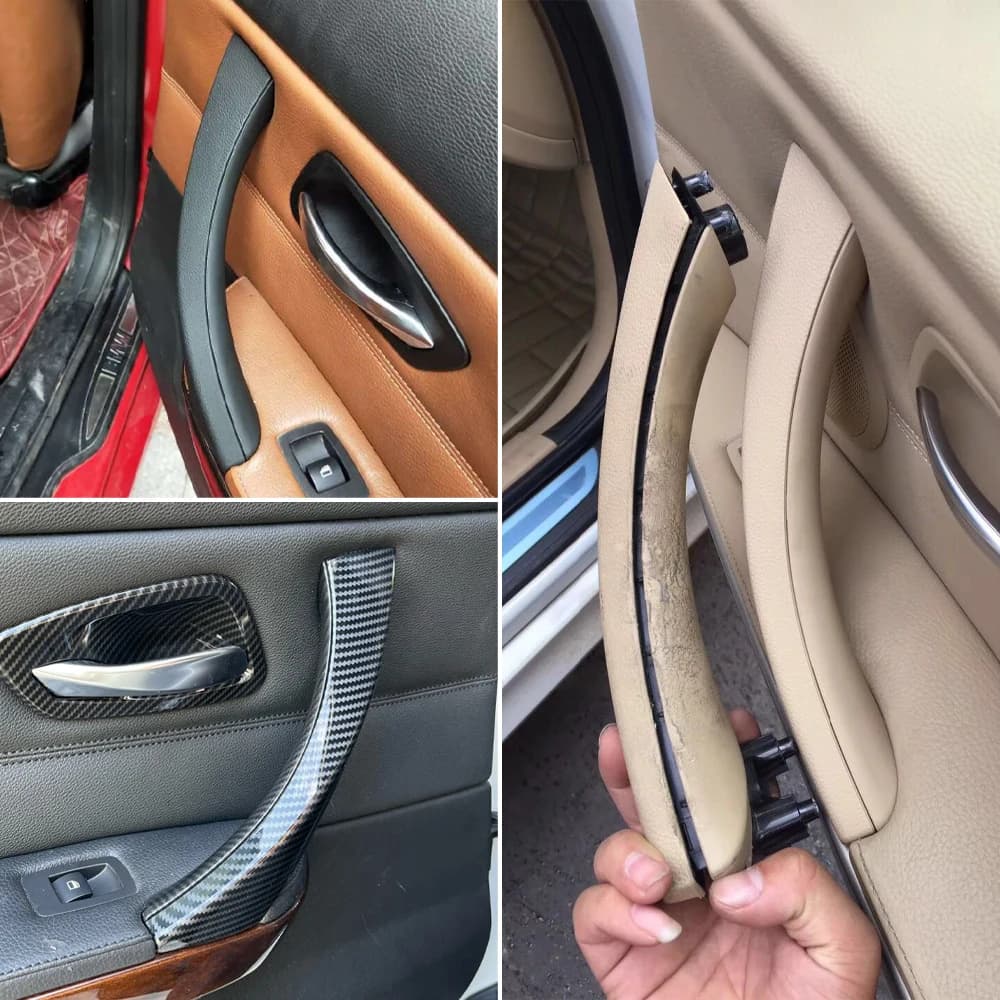 Ensemble complet de 6 pièces de poignée de porte intérieure de passager LHD RHD, garniture de couver