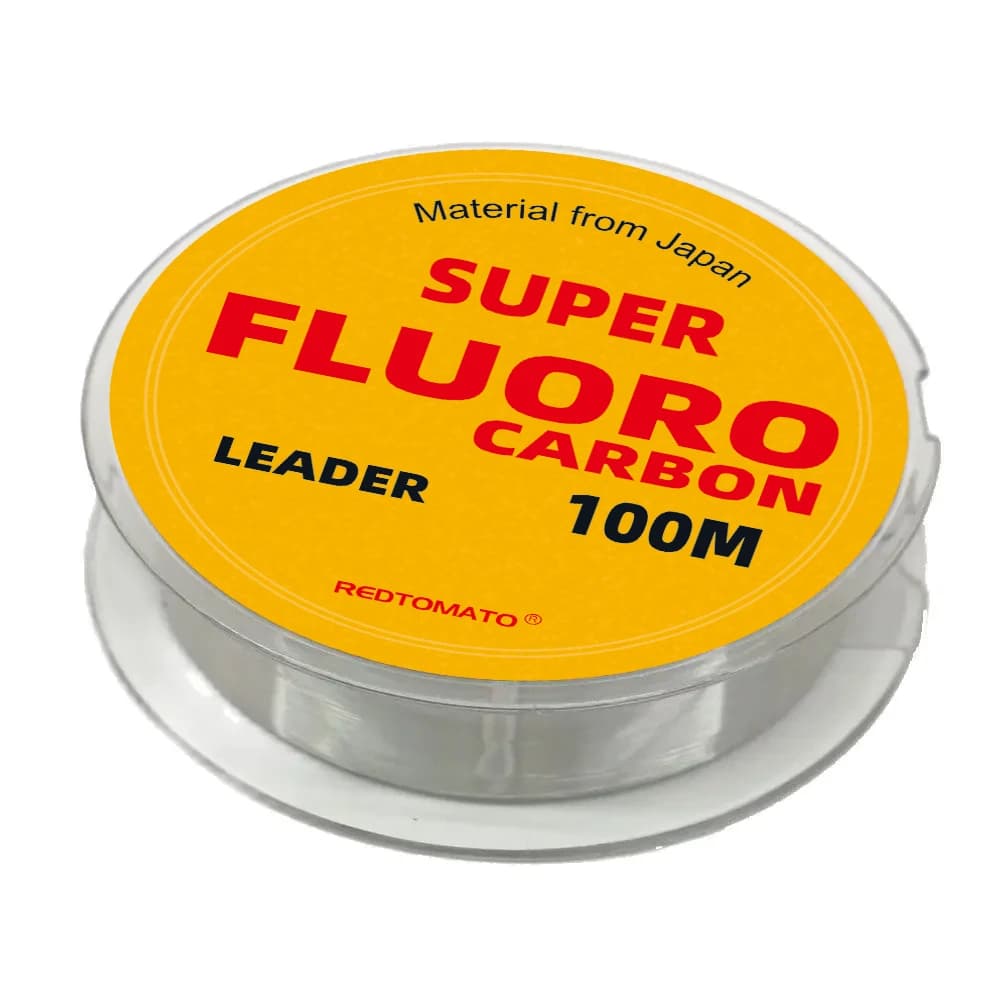 Ligne de pêche enduit de fluorocarbone 100M/220M ligne de Leader en Fiber de carbone transparente li