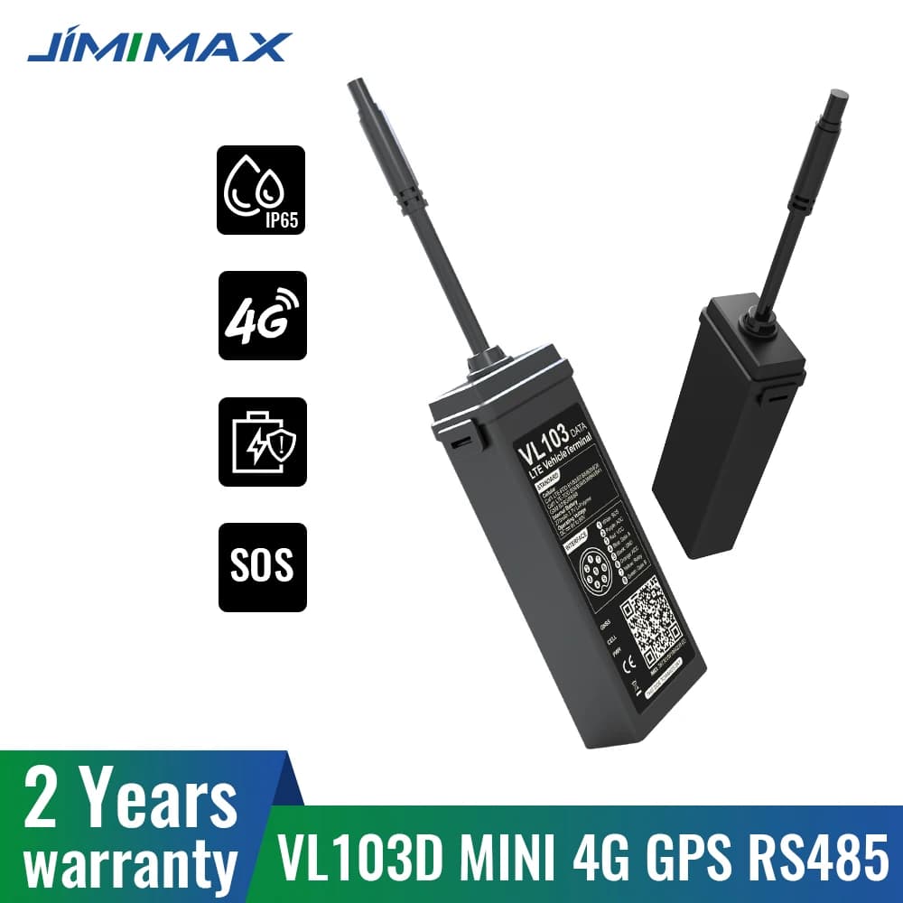 JIMIMAX VL103D/M Mini localisateur 4G télécommande voiture GPS Tracker alarme pour moto RS485 en tem