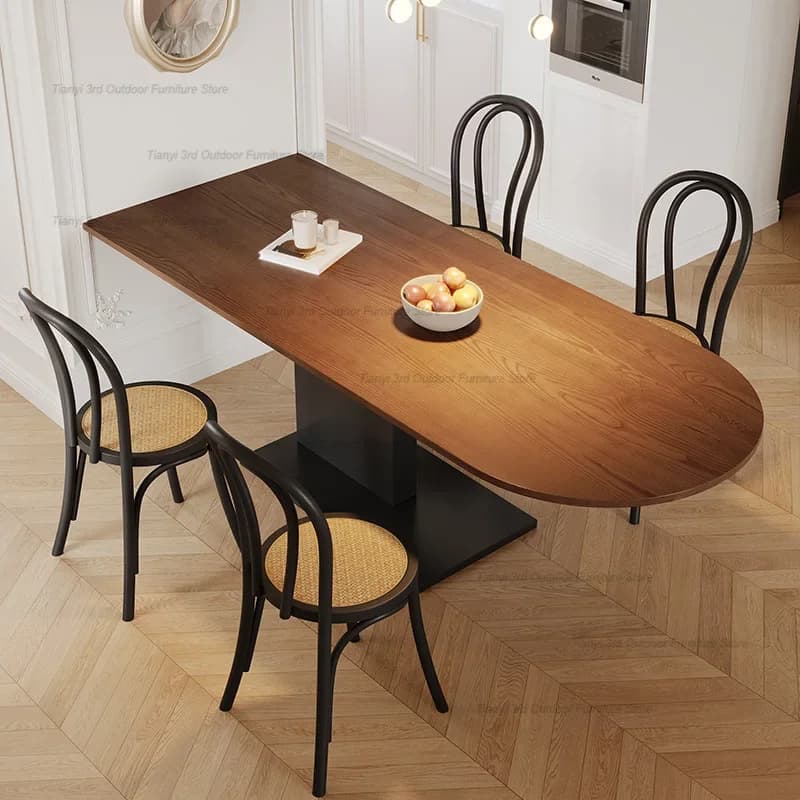 Tables à manger basses Design italien en bois bureau moderne cuisine Tables à manger salon Dinette m