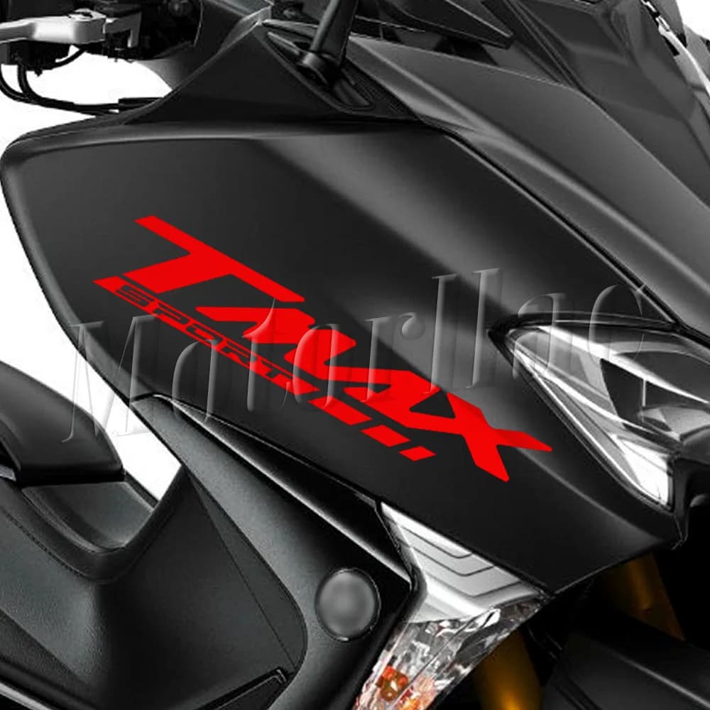 Autocollants de carénage à rayures avant TMAX pour moto et Scooter, accessoires imperméables pour TM