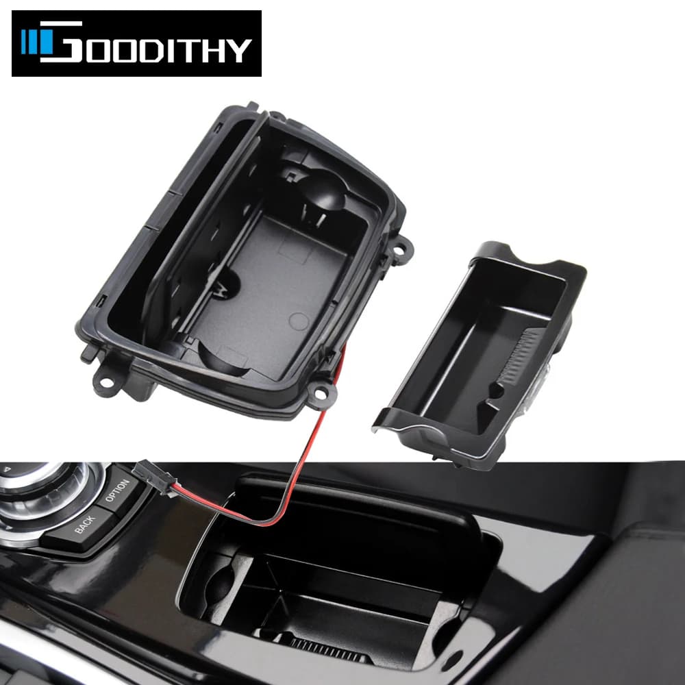 Ensemble de cendrier de Console centrale ABS, couvercle de boîte de doublure pour BMW série 5 F10 F1