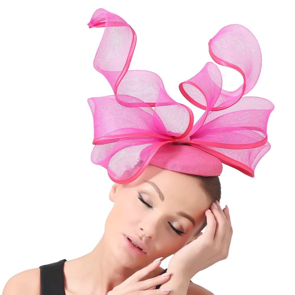 Fascinator bébé chapeau femmes Nylon adulte Polyester fête mariage Fascinators or Fascinator XMF603 