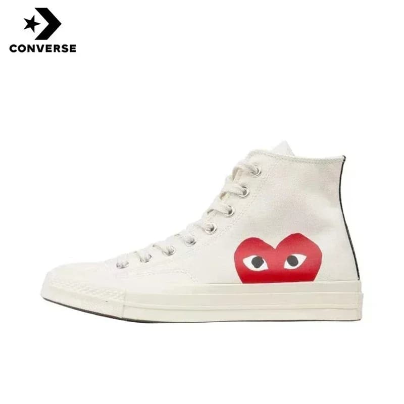 Converse années 1970 Chuck Taylor All Star Hi X CDG hommes et femmes chaussures de skateboard basket