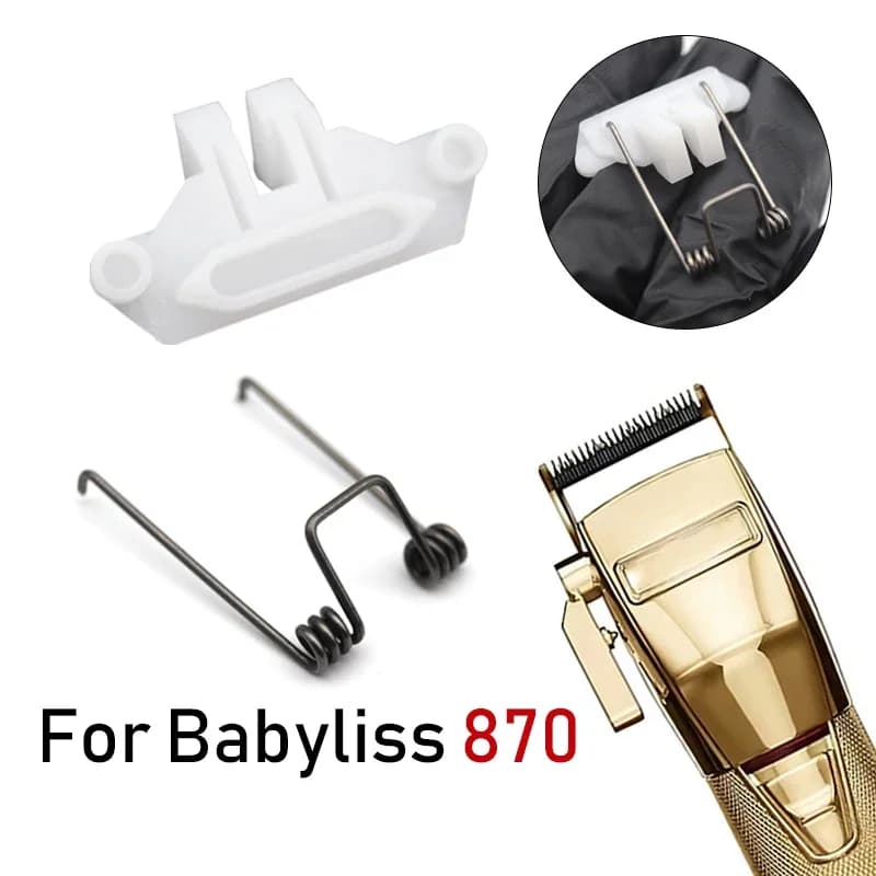 Lame à ressort originale en plastique pour tondeuse à cheveux Babyliss 870, réparation, accessoires 