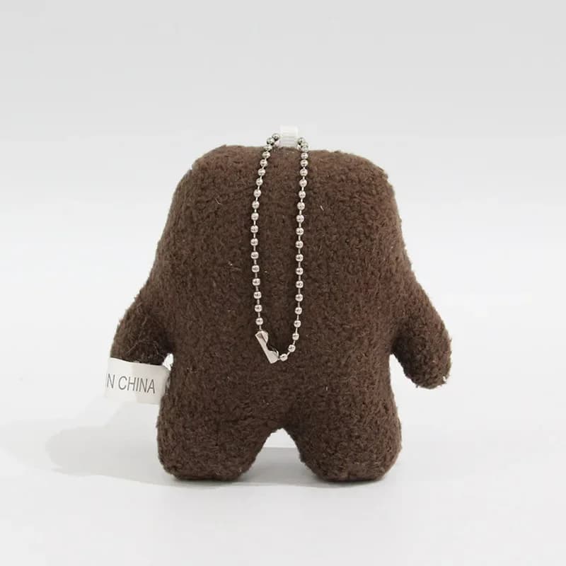 Kawaii mignon Domo Kun porte-clés en peluche Anime porte-clés charme pour sac clés cadeau Collection