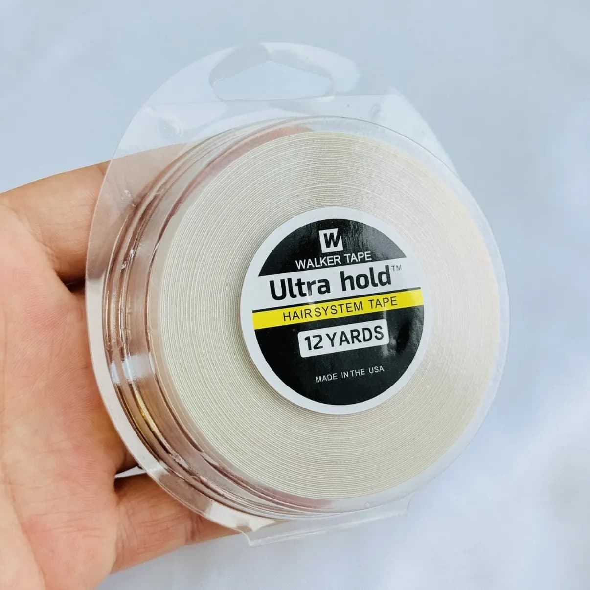 Bande adhésive Double face bleue pour Extensions de cheveux, 3/12 mètres, pour Lace Front, outils de