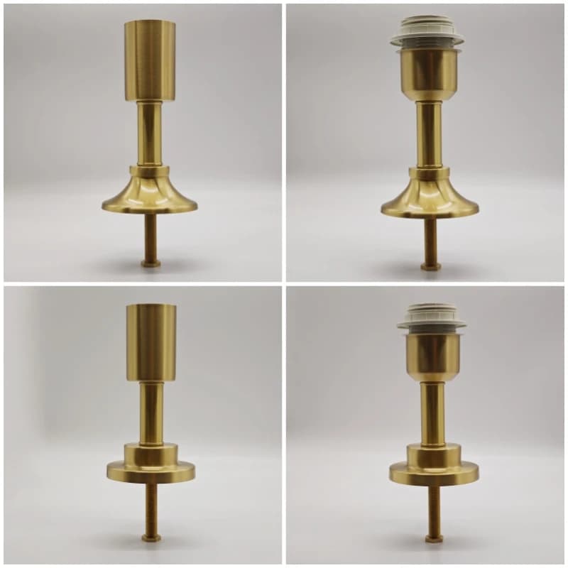 Accessoires d'assemblage de lampe de bureau en laiton, abat-jour de vase en céramique et verre E27, 