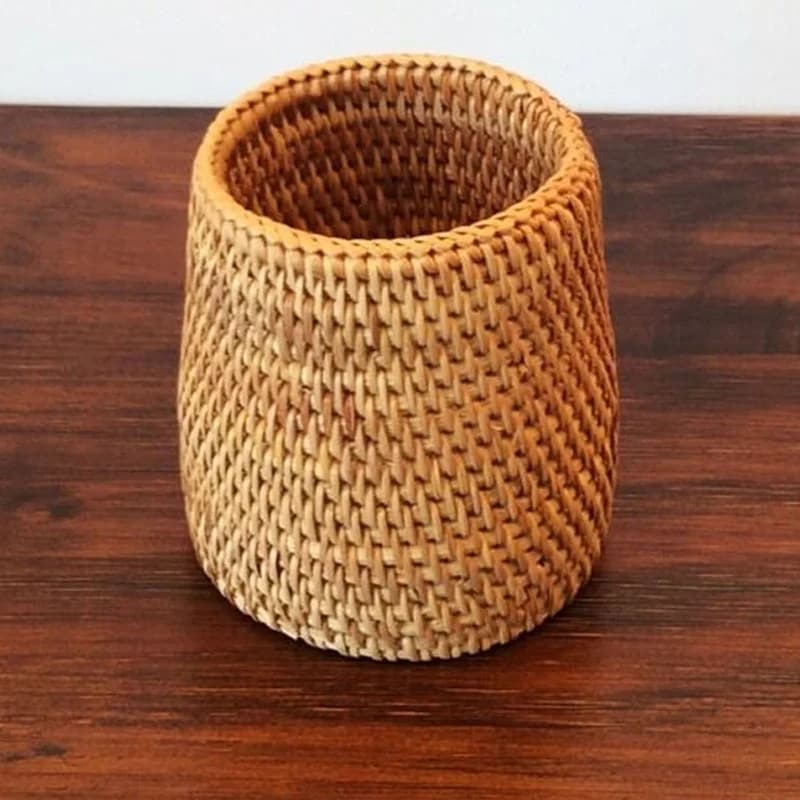 Organisateur de baguettes en rotin pour la maison, pelle, cuillères, couteaux à dîner, fourchettes, 