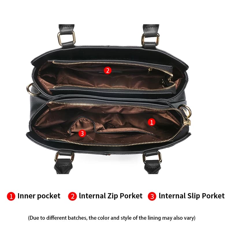 Sac pour femme en cuir - sac à bandoulière élégant en cuir véritable pour femme, sac à main de grand