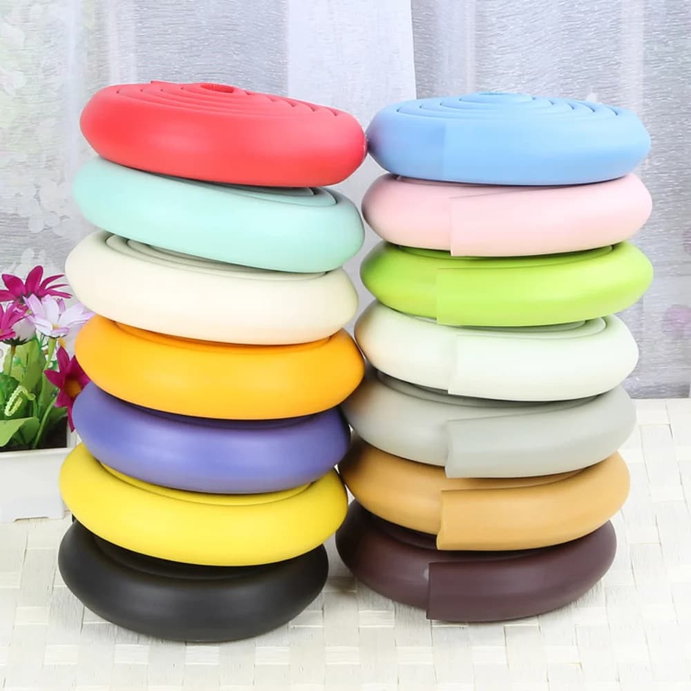 Bande de protection souple pour bord de table/bureau, 2M/78,74 pouces, protection en forme de L, par